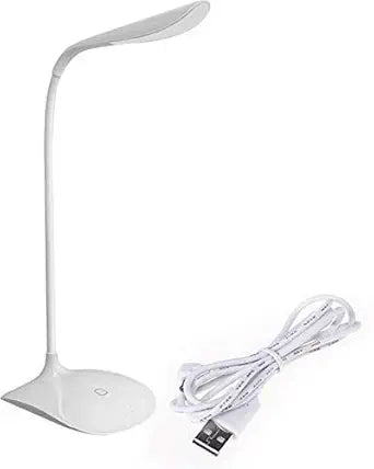 Led Touch On/off Switch Desk Lamp/Student Study Reading Dimmer Rechargeable Led Table Lamps White Pack of 1