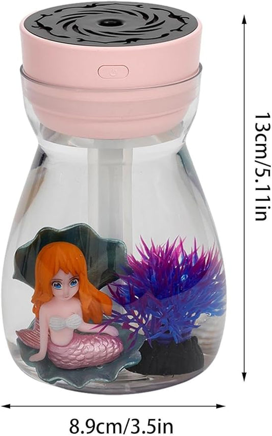 Mermaid Humidifier, Air Humidifier, Small, Tabletop
