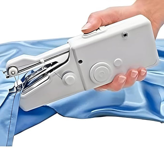 Electric Hand Stitching Machine Portable Handheld Sewing Machine for Home Tailoring, Travel & Emergency Use | Compact Stapler Mini Silai Machine | DIY Crafts & Clothes Repair Kit